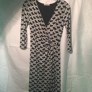 Black and white dress